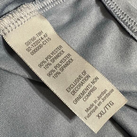 Champion Womens Athletic Tank Top Shirt Sleeveless Green Gray Duo Dry XXL - Picture 6 of 7